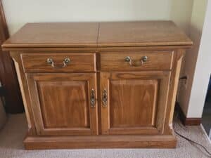 Oak-Flip-Top-Server