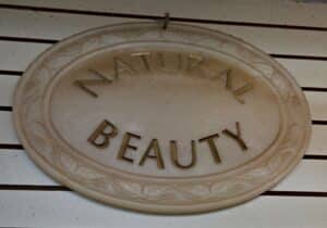 Oval-Natural-Beauty-Sign