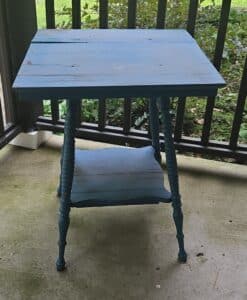 Painted-Spindle-Leg-Table
