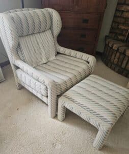Striped-Wingback-Chair-and-Ottoman