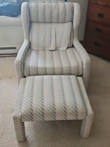 Striped-Wingback-Chair-and-Ottoman-second-image