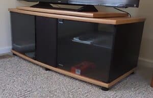 TV-Stand-with-Glass-Doors