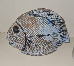 Textured-Ceramic-Fish-Sculpture