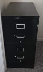 Two-Drawer-Metal-Filing-Cabinet
