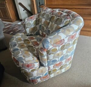 Upholstered-Swivel-Barrel-Chair-second-image