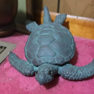 Verdigris-Sea-Turtle-Statue