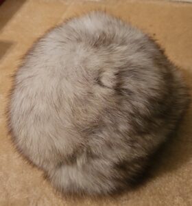 Vintage-Fox-Fur-Pillbox-Hat