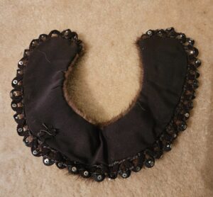Vintage-Mink-Fur-Collar-with-Beads-second-image