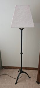 Vintage-Wrought-Iron-Tripod-Floor-Lamp-second-image