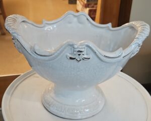 White-Faience-Footed-Centerpiece-Bowl