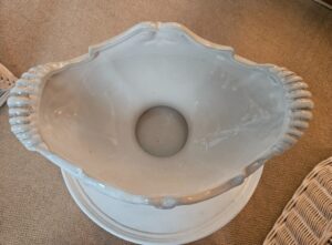 White-Faience-Footed-Centerpiece-Bowl-second-image