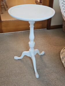 White-Pedestal-Accent-Table