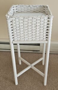White-Wicker-Plant-Stand