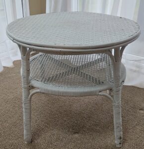White-Wicker-Round-Side-Table