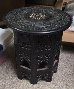 Anglo-Indian-Carved-Octagonal-Folding-Table-with-Bone-Inlay