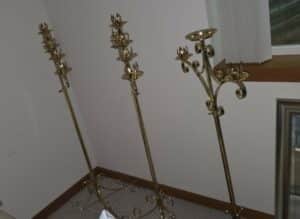Brass-Church-Candelabra-Set-second-image