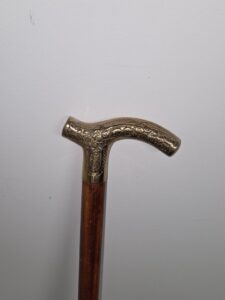 Brass-Floral-Handle-Wooden-Cane-second-image