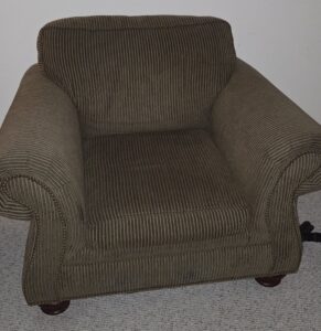 Brown-Corduroy-Armchair