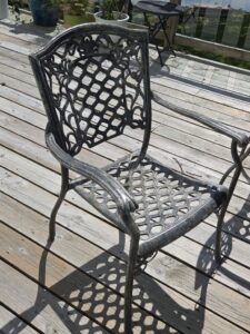 Cast-Aluminum-Lattice-Outdoor-Dining-Set-fourth-image