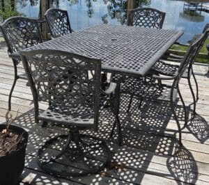 Cast-Aluminum-Lattice-Outdoor-Dining-Set-second-image