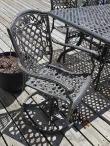 Cast-Aluminum-Lattice-Outdoor-Dining-Set-third-image