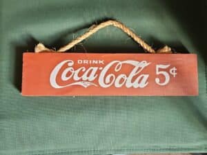 Coca-Cola-Wood-Sign
