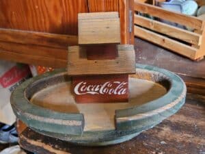 Coca-Cola-Wooden-Boat-Display