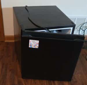 Compact-Black-Refrigerator