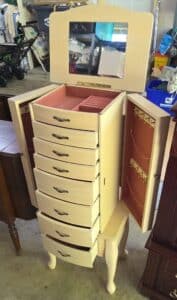 Cream-Painted-Standing-Jewelry-Armoire-with-Mirror-second-image