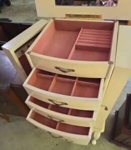 Cream-Painted-Standing-Jewelry-Armoire-with-Mirror-third-image
