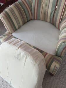 Drexel-Heritage-Striped-Wingback-Chair-third-image