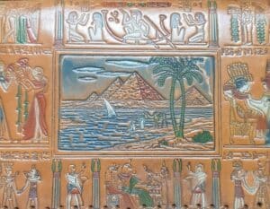 Egyptian-Tooled-Leather-Handbag