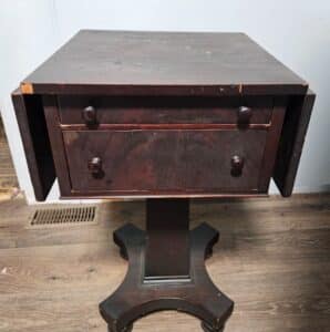 Empire-Mahogany-Drop-Leaf-Sewing-Table-h-l-w-1