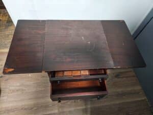 Empire-Mahogany-Drop-Leaf-Sewing-Table-h-l-w-second-image-1