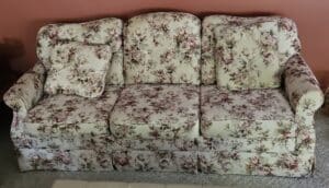 Floral-Skirted-Sofa