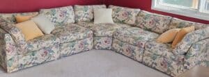 Floral-Upholstered-Piece-Corner-Sectional