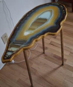 Geode-Style-Painted-Accent-Table-with-Gold-Legs