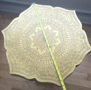 Gold-Mandala-Accent-Table-fourth-image