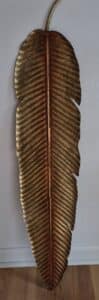 Golden-Feather-Metal-Wall-Art