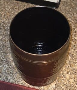 Hammered-Metal-Drum-Garden-Stool-third-image