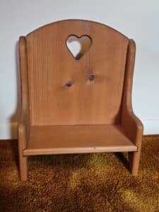 Heart-Cutout-Doll-Chair