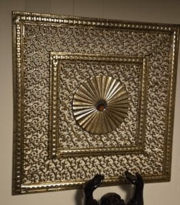 Mid-Century-Modern-Hollywood-Regency-Metal-Wall-Art-second-image