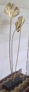 Mid-Century-Modern-Style-Brass-Ginkgo-Leaf-Table-Lamp-second-image