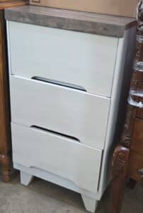 Mid-Century-Modern-Style-Three-Drawer-Nightstand-with-Greek-Key-Stencil