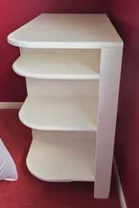 Mid-Century-Modern-Style-White-Painted-Writing-Desk-fourth-image