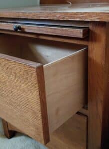 Mission-Style-Drawer-Nightstand-with-Pull-Out-Tray-second-image