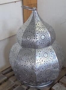 Moroccan-Style-Punched-Metal-Lantern
