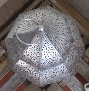 Moroccan-Style-Punched-Metal-Lantern-second-image
