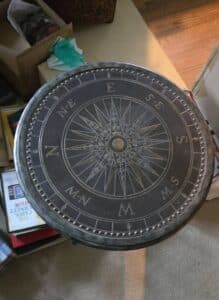 Nautical-Compass-Accent-Table-with-Twisted-Base-third-image