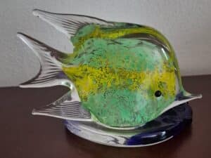 PartyLite-Art-Glass-Fish-Tea-Light-Holder